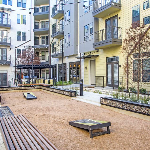 The Arnold - Outdoor Playground with Apartment Building View